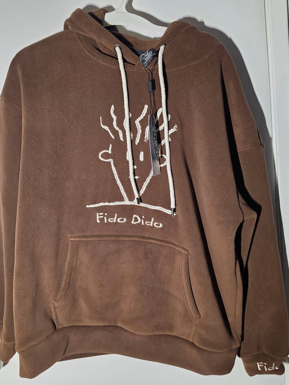 Fido Dido Brown Men's Pullover Hoodie